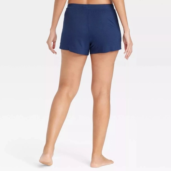 Women's Navy Blue Casual Shorts​​ - Picture 2 of 2